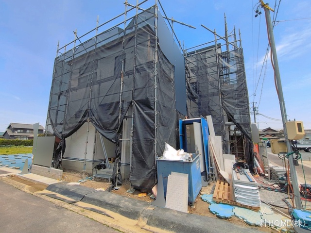 愛知県愛西市渕高町四ノ割の新築戸建てシート写真 2026年4月27日撮影