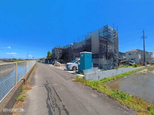 愛知県あま市新居屋久渕郷の新築戸建てシート写真 2026年5月28日撮影