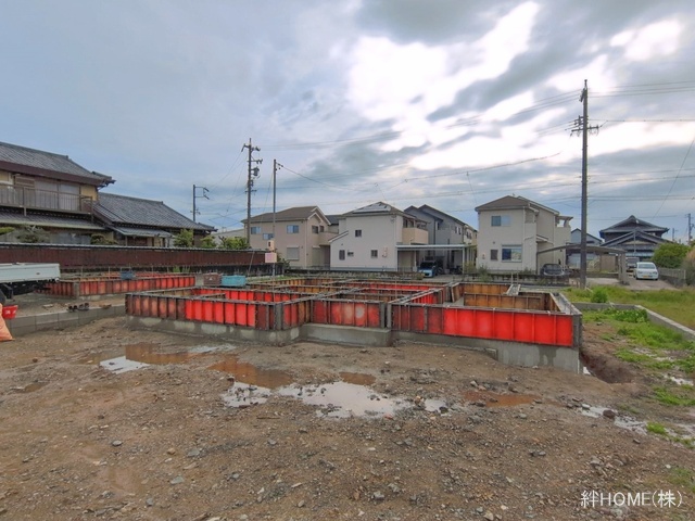 愛知県あま市新居屋久渕郷の新築戸建て基礎写真 2026年4月23日撮影