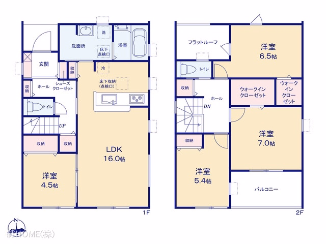 あま市森5丁目(戸建)01 間取図