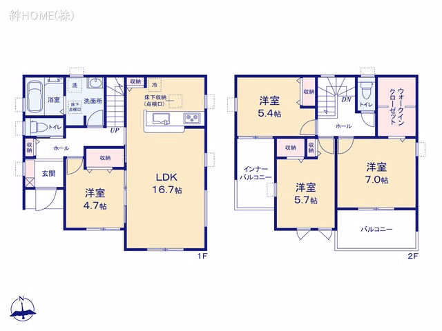 あま市森5丁目(戸建)02 間取図