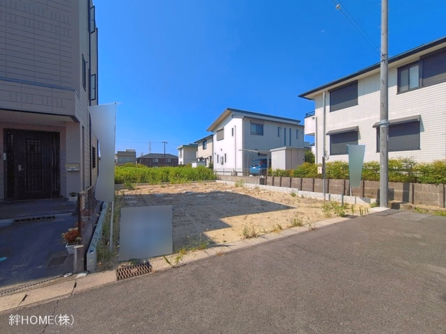 愛知県あま市七宝町　秋竹四町田-新築戸建ての更地・土地写真