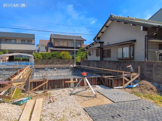 愛知県名古屋市中村区諏訪町２丁目の新築戸建て基礎写真 2026年7月14日撮影