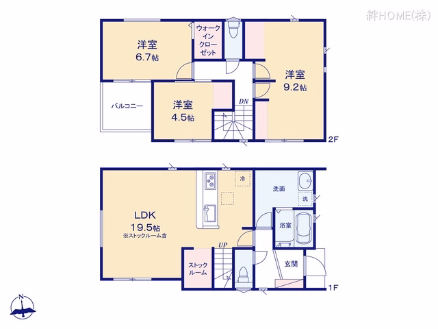 津島市江東町1丁目（戸建）02 間取図