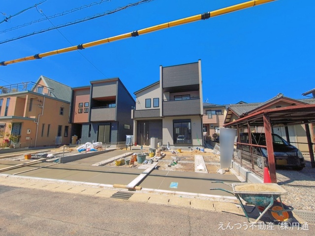 愛知県豊田市高岡本町南の新築戸建て外構写真 2026年3月26日撮影