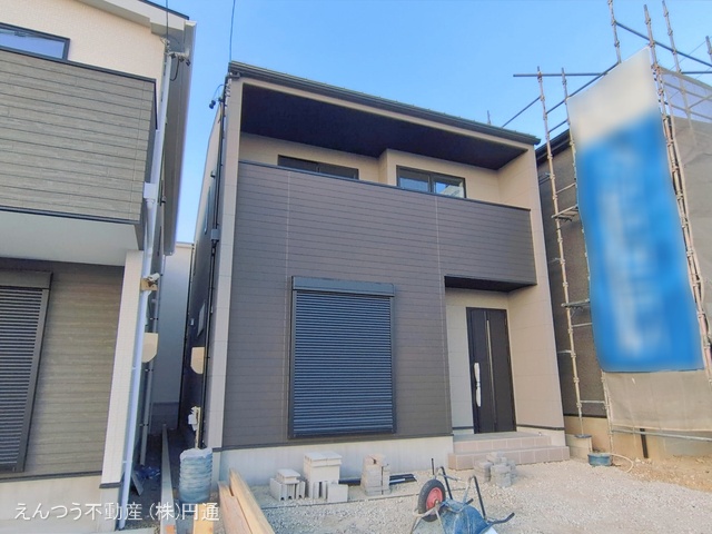 愛知県尾張旭市西大道町六兵衛前の新築戸建て外構写真 2026年2月17日撮影