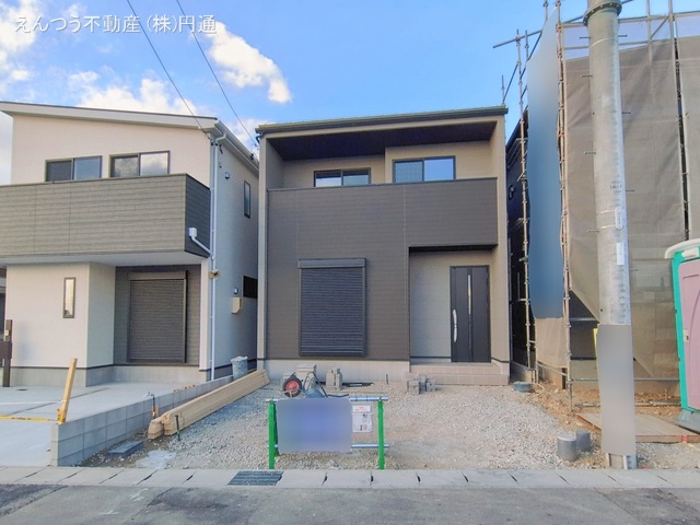 愛知県尾張旭市西大道町六兵衛前の新築戸建て外構写真 2026年2月17日撮影