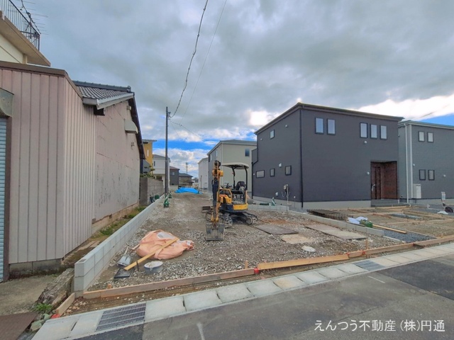 愛知県尾張旭市東印場町二反田の新築戸建て外構写真 2026年3月25日撮影