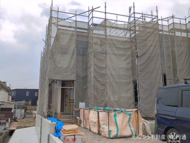 愛知県瀬戸市西寺山町の新築戸建てシート写真 2026年3月24日撮影