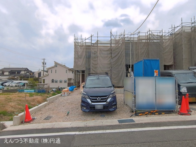 愛知県瀬戸市西寺山町の新築戸建てシート写真 2026年3月24日撮影