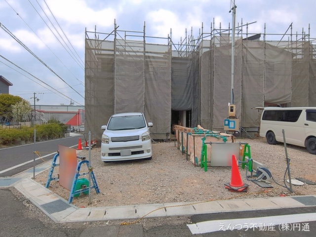 愛知県瀬戸市西寺山町の新築戸建てシート写真 2026年3月24日撮影