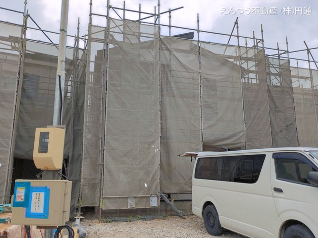 愛知県瀬戸市西寺山町の新築戸建てシート写真 2026年3月24日撮影