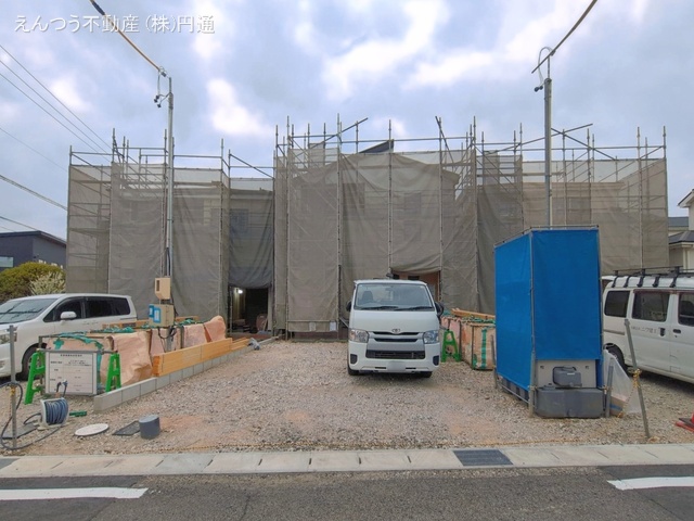 愛知県瀬戸市西寺山町の新築戸建てシート写真 2026年3月24日撮影