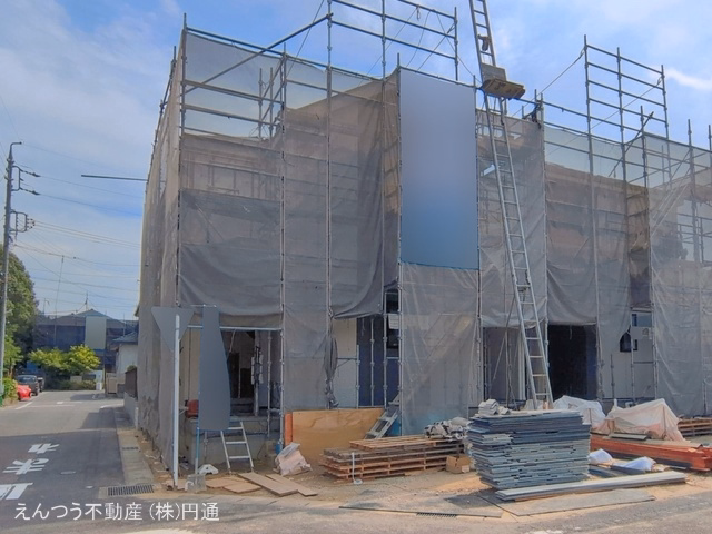 愛知県豊田市志賀町高洞の新築戸建てシート写真 2026年6月18日撮影