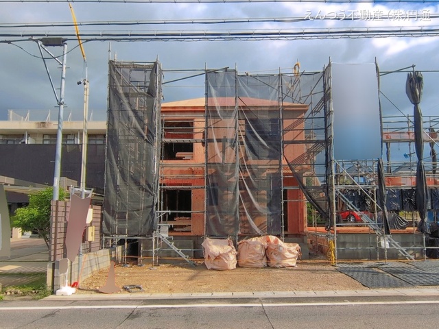 愛知県尾張旭市晴丘町池上の新築戸建て上棟写真 2026年5月21日撮影