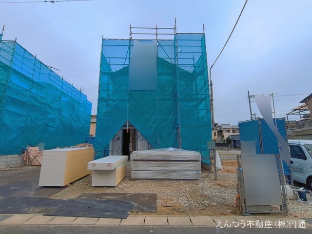 愛知県瀬戸市東吉田町の新築戸建てシート写真 2026年6月8日撮影