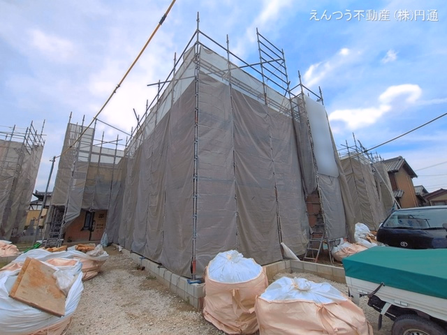 愛知県豊田市畝部西町屋敷の新築戸建て上棟写真 2026年6月18日撮影