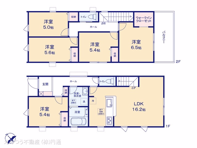 新築戸建て 豊田市御船町第4 3号棟 間取図