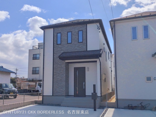 愛知県名古屋市名東区香流1丁目の新築戸建て完成写真 2026年2月16日撮影