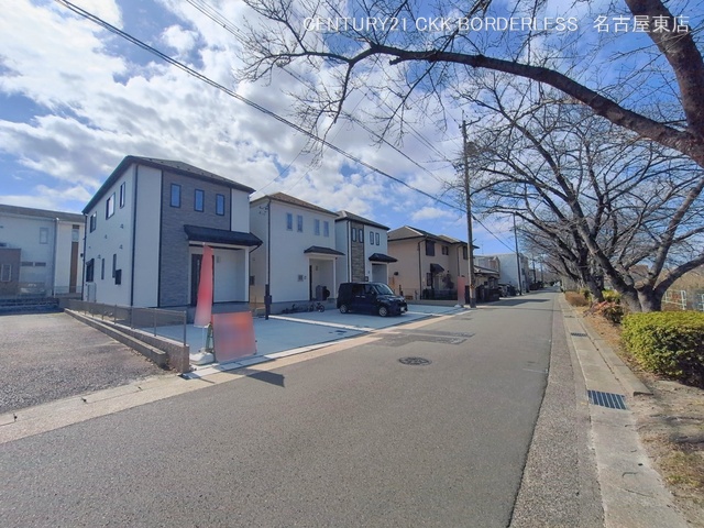 愛知県名古屋市名東区香流1丁目の新築戸建て完成写真 2026年2月16日撮影
