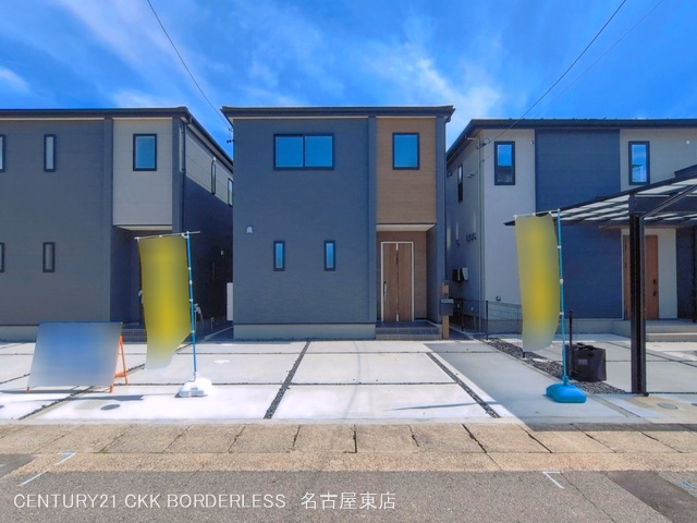 愛知県名古屋市北区楠３丁目の新築戸建て完成写真 2026年6月9日撮影