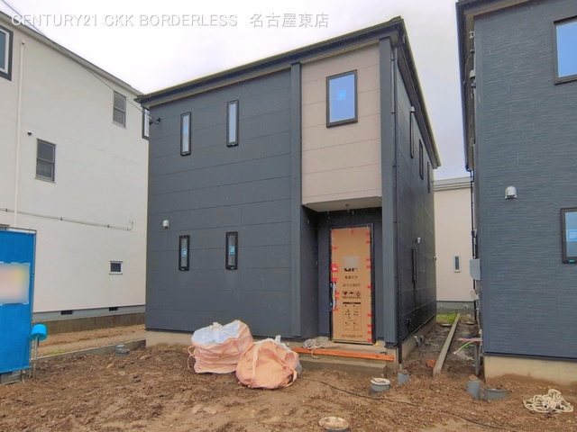 愛知県名古屋市北区楠３丁目の新築戸建て外構写真 2026年4月30日撮影