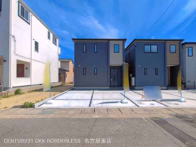 愛知県名古屋市北区楠３丁目の新築戸建て完成写真 2026年6月9日撮影