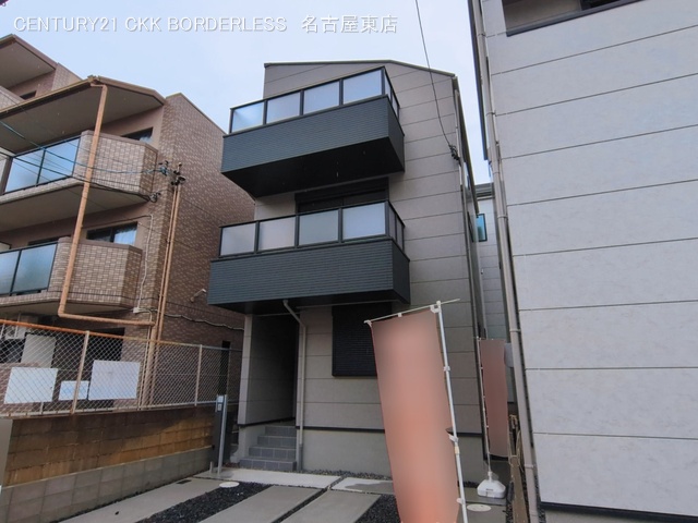 愛知県名古屋市名東区社が丘3丁目の新築戸建て完成写真 2026年3月2日撮影