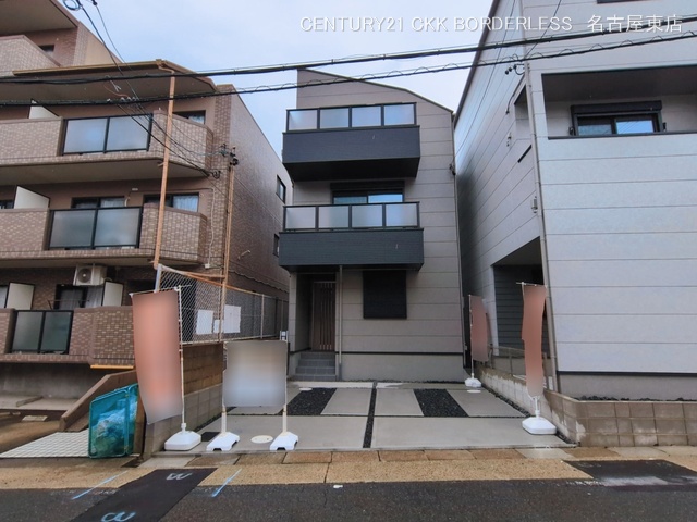 愛知県名古屋市名東区社が丘3丁目の新築戸建て完成写真 2026年3月2日撮影