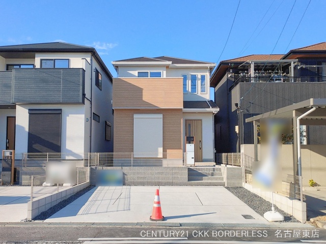 愛知県尾張旭市城山町城山の新築戸建て完成写真 2026年2月17日撮影