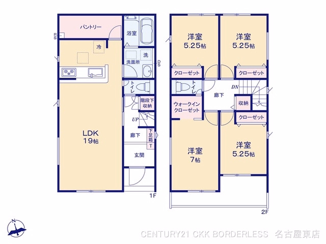 新築戸建て 瀬戸市高根町2期4棟 4号棟 間取図