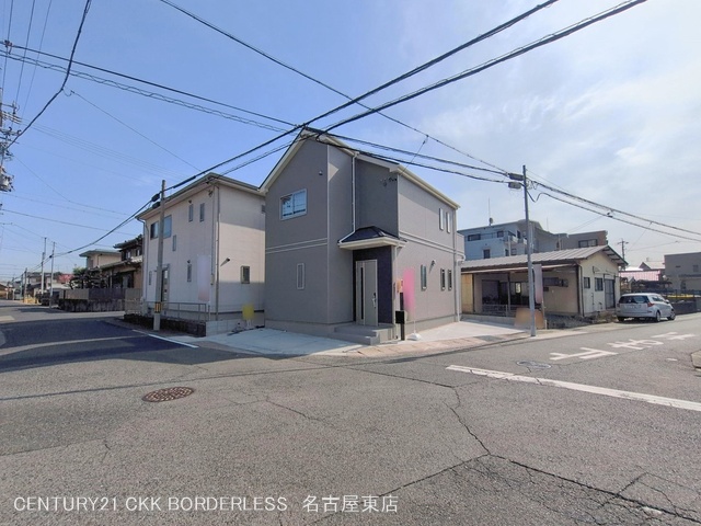 愛知県名古屋市守山区川村町の新築戸建て完成写真 2026年2月23日撮影