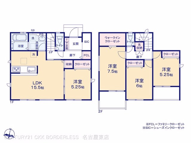 犬山市大字羽黒字二日町（戸建）01 間取図