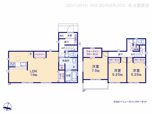 犬山市大字羽黒字二日町（戸建）02 間取図
