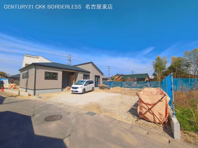 愛知県丹羽郡大口町二ツ屋2丁目の新築戸建て外構写真 2026年3月23日撮影