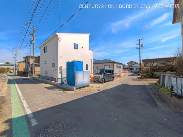 愛知県丹羽郡大口町二ツ屋2丁目の新築戸建て外構写真 2026年3月23日撮影