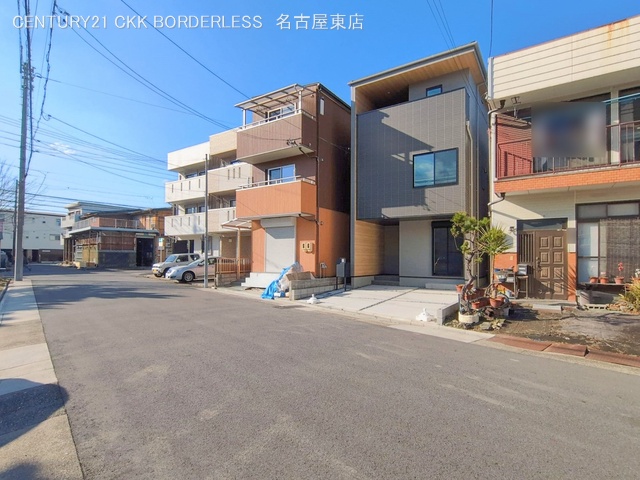 愛知県名古屋市北区長喜町４丁目の新築戸建て完成写真 2026年2月25日撮影