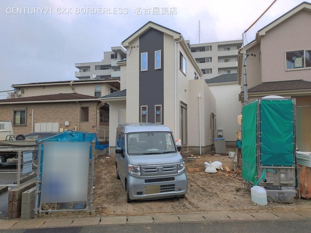 愛知県尾張旭市旭前町１丁目の新築戸建て外構写真 2026年3月30日撮影