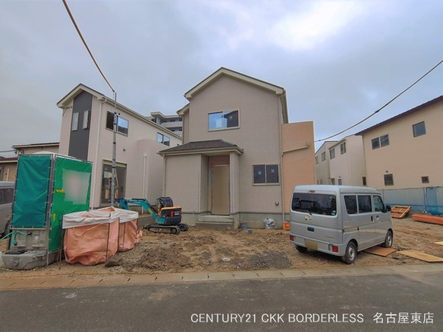 愛知県尾張旭市旭前町1丁目の新築戸建て外構写真 2026年3月30日撮影