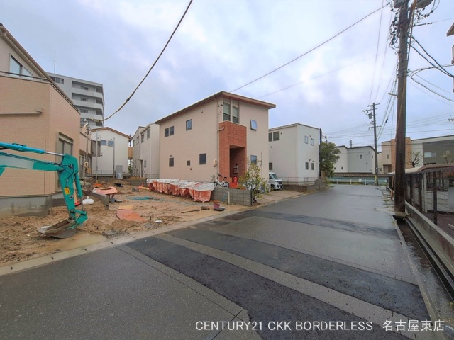 愛知県尾張旭市旭前町１丁目の新築戸建て外構写真 2026年4月9日撮影
