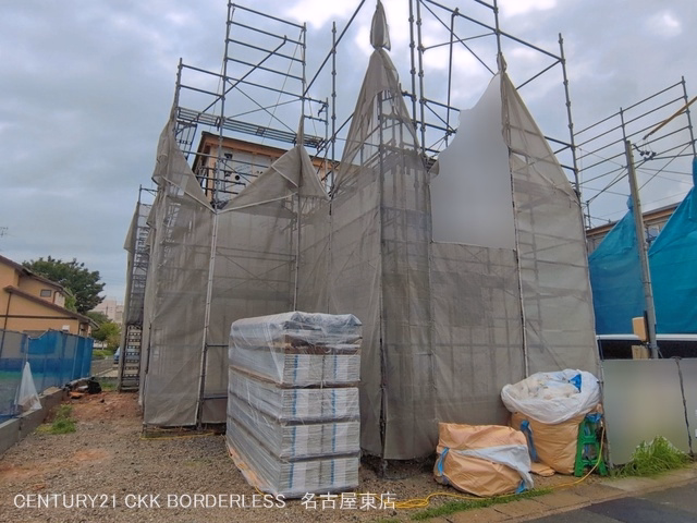 愛知県春日井市西高山町3丁目の新築戸建てシート写真 2026年6月25日撮影
