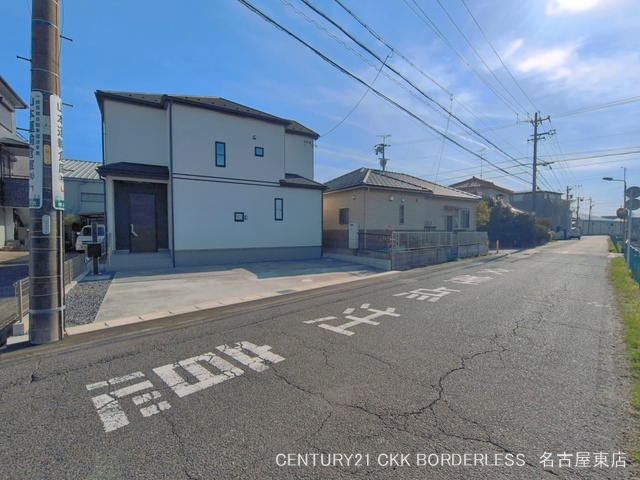 愛知県北名古屋市熊之庄牛流の新築戸建て完成写真 2026年4月2日撮影