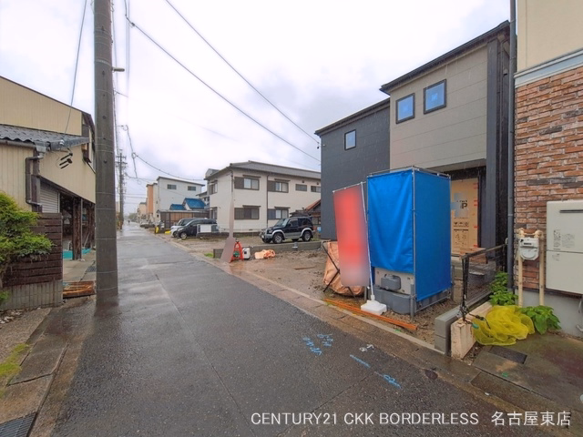 愛知県名古屋市北区西味鋺5丁目の新築戸建て外構写真 2026年7月5日撮影
