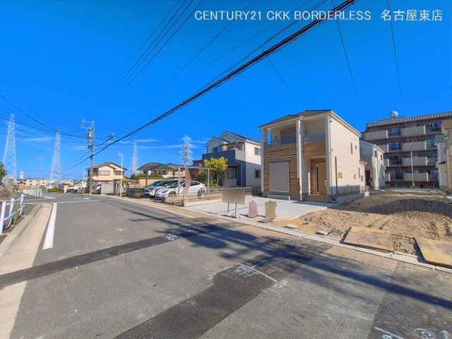 愛知県名古屋市名東区猪子石２丁目の新築戸建て完成写真 2026年7月13日撮影