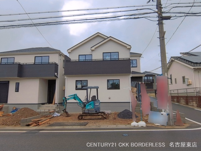 愛知県尾張旭市晴丘町池上の新築戸建て外構写真 2026年7月5日撮影
