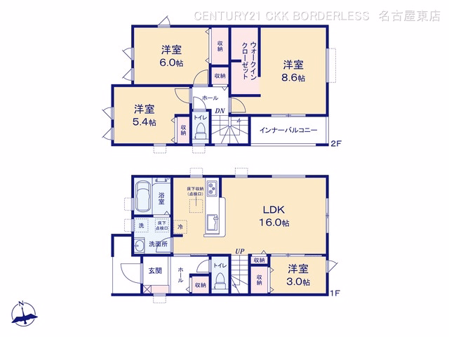小牧市大字横内(戸建)01 間取図