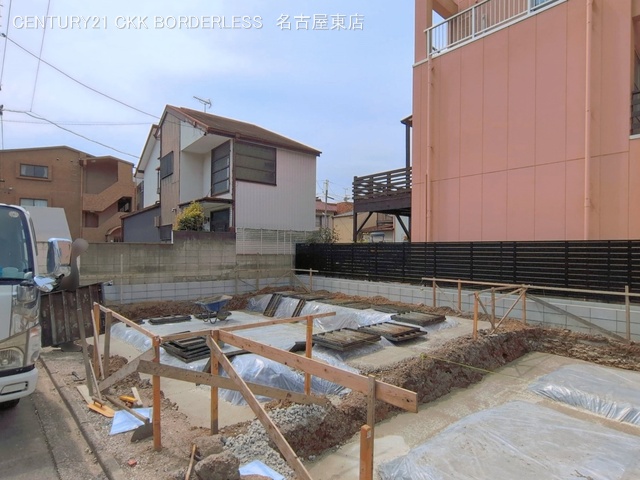 愛知県名古屋市千種区下方町1丁目の新築戸建て基礎写真 2026年4月8日撮影