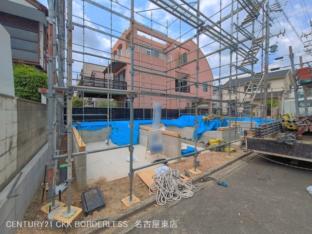愛知県名古屋市千種区下方町1丁目の新築戸建て基礎写真 2026年5月11日撮影