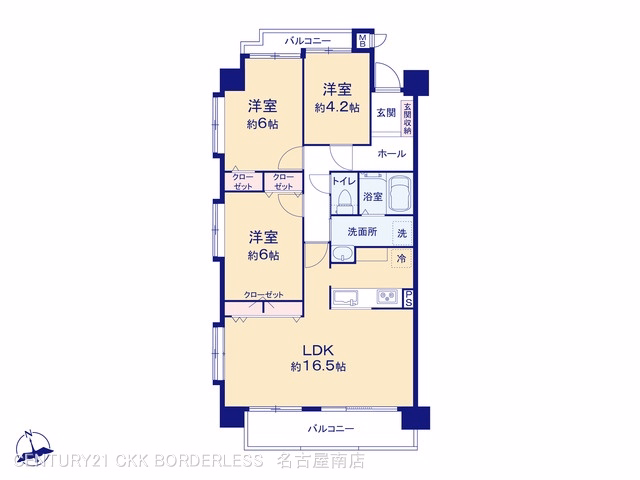 ダイアパレス新瑞南 間取図