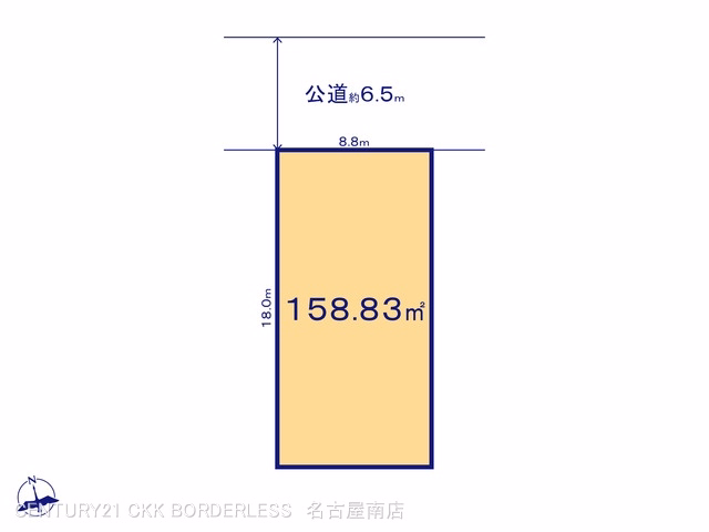 名古屋市天白区向が丘3丁目（土地）01 区画図